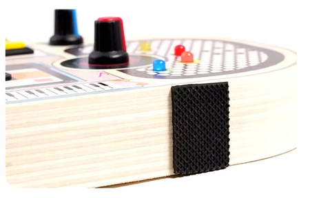 TABLICA MANIPULACYJNA PANEL SENSORYCZNY DREWNIANY KONTROLER LED PRZEŁĄCZNIK