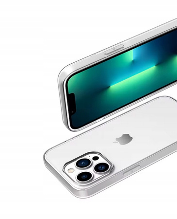 ETUI SILIKONOWE DO APPLE IPHONE 12 PRO 6.1" PLECKI CASE PRZEZROCZYSTY