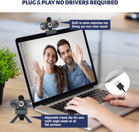 Kamera Internetowa Kamerka 1080P Full HD mikrofon
