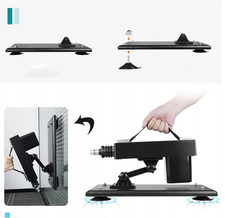 SEX MASZYNA - 5 x DILDO ZESTAW - 350 RUCHÓW/MIN WIBRATOR WIELOFUNKCYJNY