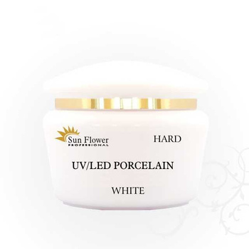 Porcelana UV -  Biała - Twarda Proszek Akryl
