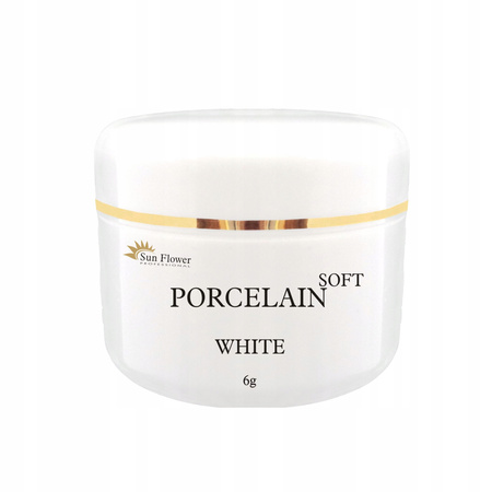 Sun Flower - Porcelana Miękka Proszek - Biała [6G]