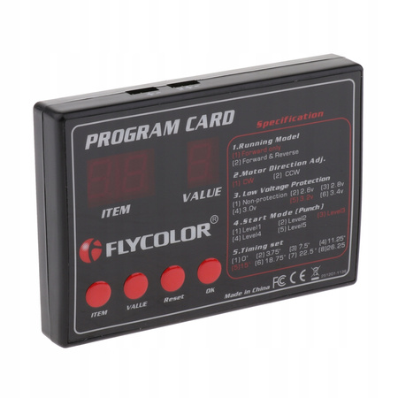 Karta programująca dla RC Car ESC Brushless