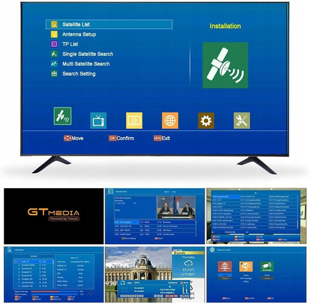 GT Media V9 Super-DVB S2 odbiornik telewizji satelitarnej obsługa Wi-Fi