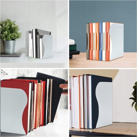 PÓŁKA PODPÓRKA STOJAK NA KSIĄŻKI NADSTAWKA NA BIURKO ORGANIZER METALOWE