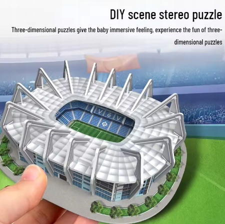 10X STADION PILKARSKI KLOCKI Z KOLEKCJI PUZZLE 3D 218 ELEMENTÓW