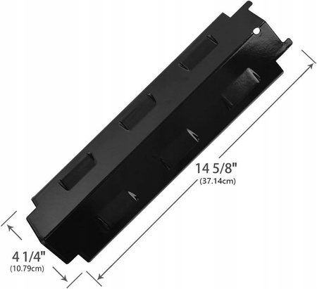 4x OSŁONA PALNIKA DO GRILLA GAZOWEGO 37x10,8