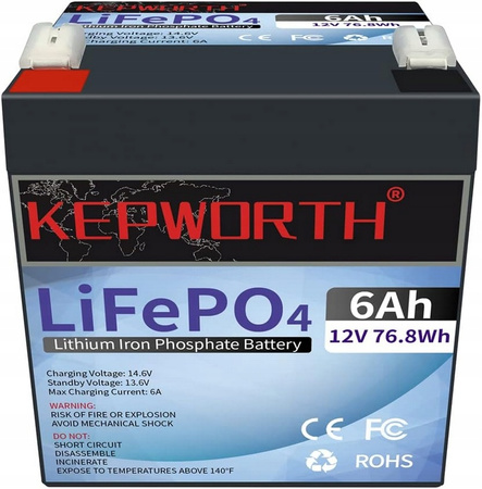 Akumulator 12V 6Ah 76.8Wh