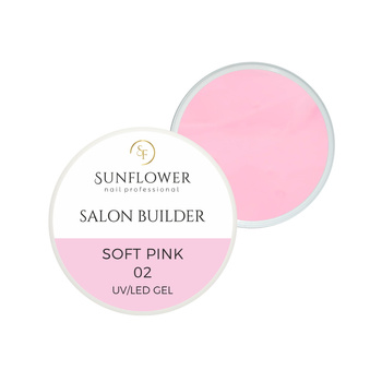 Salon Builder Soft Pink 15g  Żel UV Budujący Salonowy