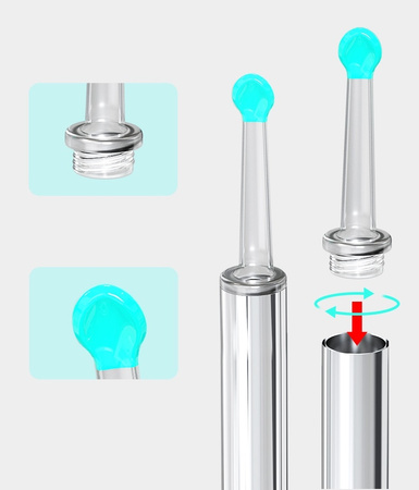 URZĄDZENIE DO CZYSZCZENIA USZU, OTOSKOP KAMERA ENDOSKOPOWA SMART WiFi HD