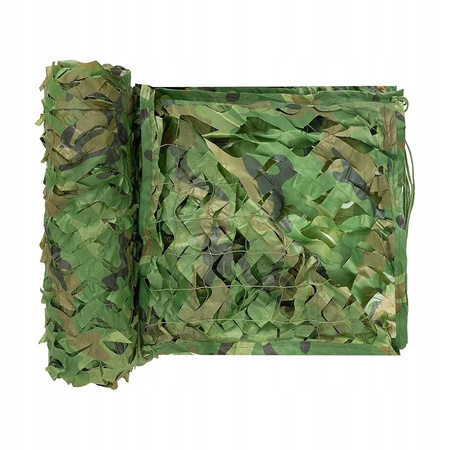 Wojskowa siatka ogrodowa w kamuflażu Podwójna 2x4 M z smyczą