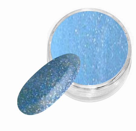 Puder Akrylowy Kolorowy 002 - Błękitny Brokat - Sugar Effect 4g