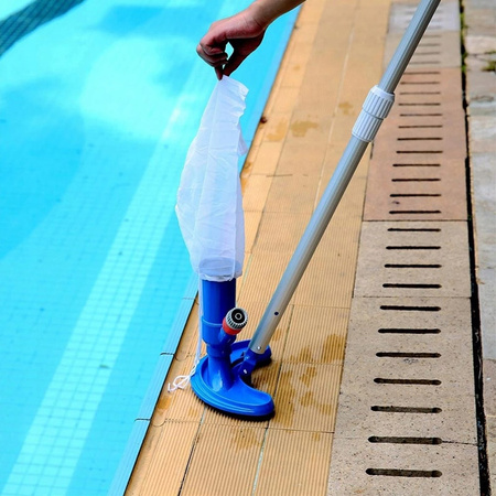 ZESTAW DO CZYSZCZENIA BASENU I OCZKA WODNEGO – ODKURZACZ BASENOWY + SIATKA