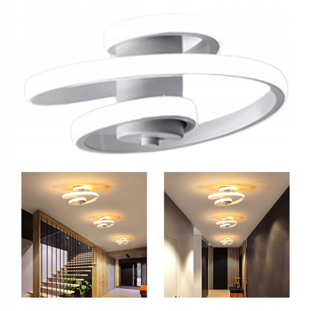 Nowoczesna lampa sufitowa LED, 24W 3500K (biała)