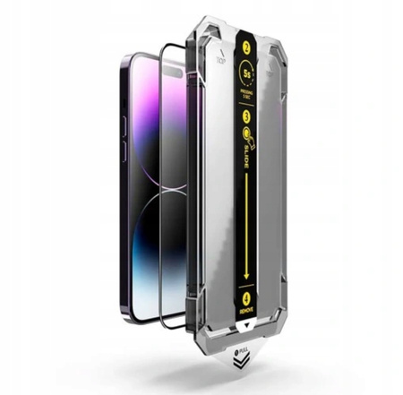 Szkło hartowane do APPLE IPHONE 13 13pro 14 + ramka montażowa