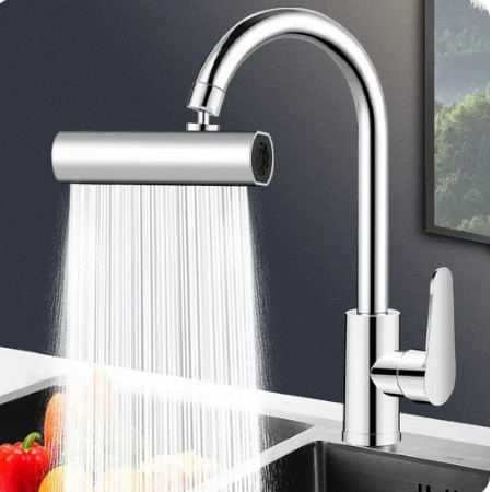 PRZEDŁUŻACZ KRANU KUCHENNEGO AERATOR PERLATOR 4 FUNKCJE 720° WODOSPAD