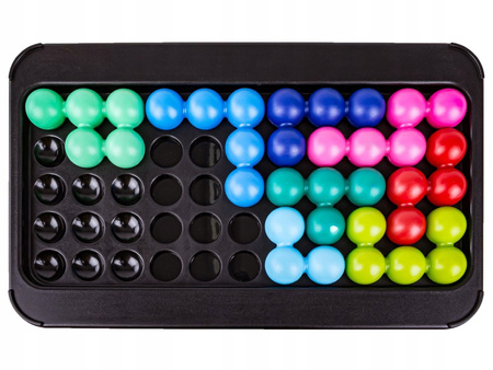 LOGICZNA GRA ZRĘCZNOŚCIOWA IQ, UKŁADANKA, ŁAMIGŁÓWKA, KOLOROWE KLOCKI 3D