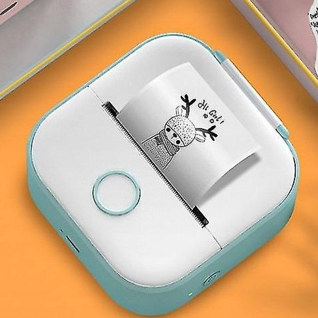 Mini drukarka termiczna Phomemo T02 zielona