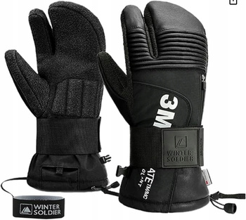 RĘKAWICZKI NARCIARSKIE ZIMOWE ROZ M