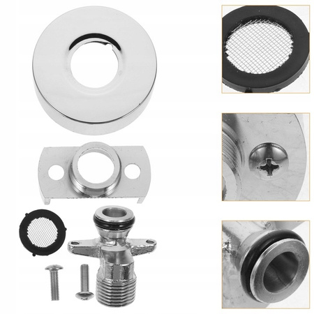 Adapter do baterii prysznicowej Adapter ścienny