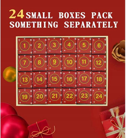 Kalendarz adwentowy Puzzle 1008 elementów na Boże Narodzenie 24 Wzóry 24dni