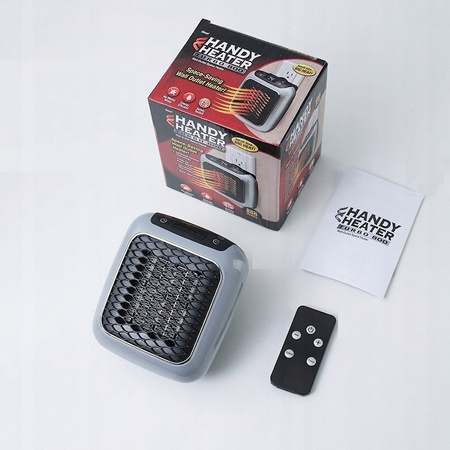 MOCNY MINI GRZEJNIK ELEKTRYCZNY FARELKA DO KONTAKTU GNIAZDKA HANDY HEATER