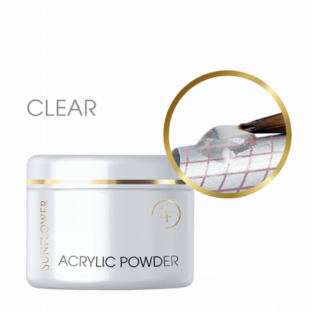 Przeźroczysty Puder Akrylowy Szybki-  "Fast" - Clear 6g