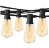 Girlanda Świetlna Ogrodowa 15m 50 Żarówek LED Patio Zewnętrzna Wodoszczelna