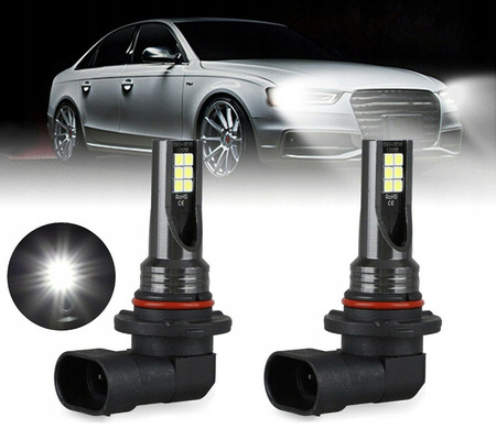 Żarówki LED H8/H9/H11 360° 6500K 2 SZTUKI