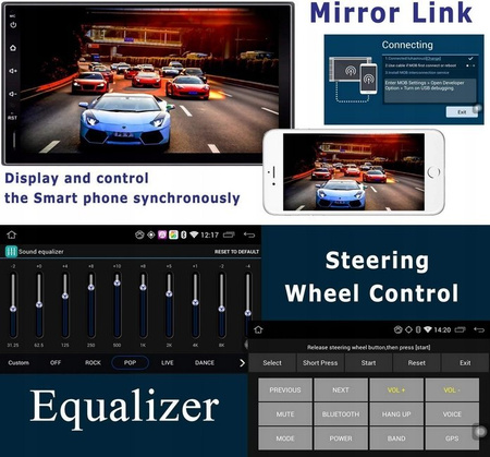 Panlelo PA09 2din Wi-Fi Bluetooth GPS android radio 1G RAM 16G ROM