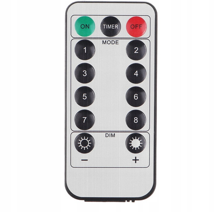 Girlanda solarna LED LANCUCH OGRODOWA Lampki Solarne 7M 50LED BIAŁY CIEPŁY