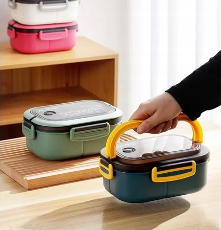 ŚNIADANIÓWKA POJEMNIK LUNCH BOX PUDEŁKO NA OBIAD ŚNIADANIE KANAPKI 1200ML