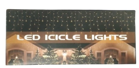 Lampki sople na boże narodzenie 200 LED barwa zimna+ciepła różne tryby