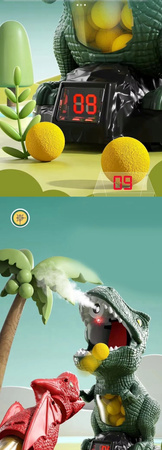 Gra Głodny Dinozaur Zabawka Do Strzelania Na Piłki Strzelanie Do Celu