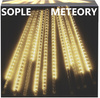 SOPLE METEORY BIAŁE CIEPŁE LED LAMPKI PADAJĄCY ŚNIEG 50cm Biały CIEPŁY