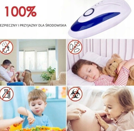 ULTRADŹWIĘKOWY ELEKTROMAGNETYCZNY ODSTRASZACZ GRYZONI MYSZY SZCZURÓW OWADÓW