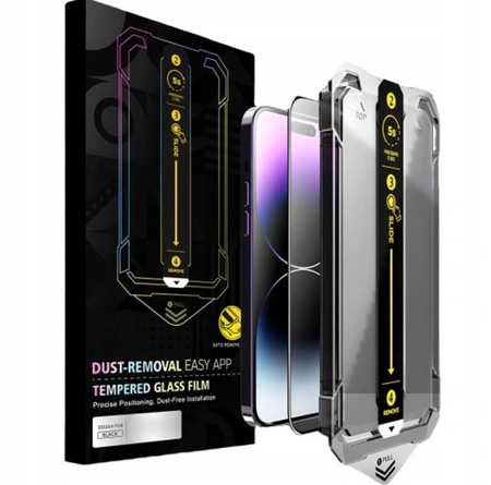 Szkło hartowane do APPLE IPHONE 13 13pro 14 + ramka montażowa