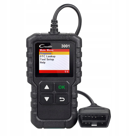 CR-3001 INTERFEJS SKANER BŁĘDÓW KASOWANIE OBD-2