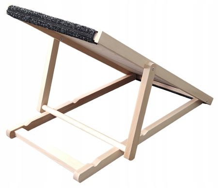 RAMPA REGULOWANA POCHYLNIA PODEST DLA ZWIERZAKA REGULACJA 35-45 cm SCHODY