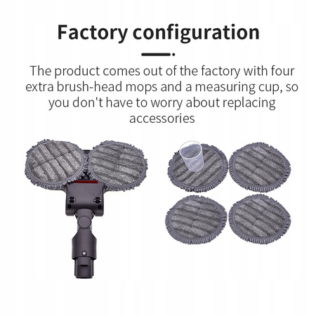 TURBO SZCZOTKA MOPUJĄCA MOP PASUJE DO ODKURZACZA DYSON V7 V8 V10 V11