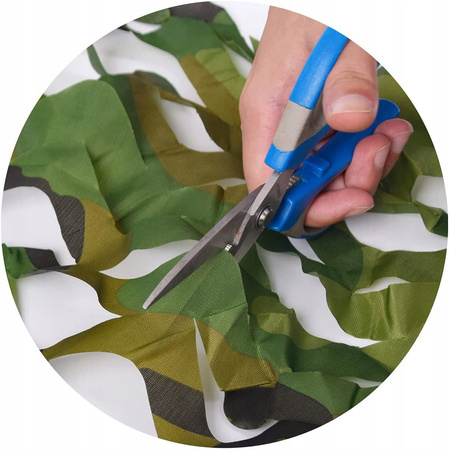 WOJSKOWA SIATKA MASKUJĄCA, SIATKA MASKUJĄCA, 2 X 3 M, DEKORACJA IMPREZOWA