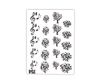 Naklejki - Nk031 Nuty 3