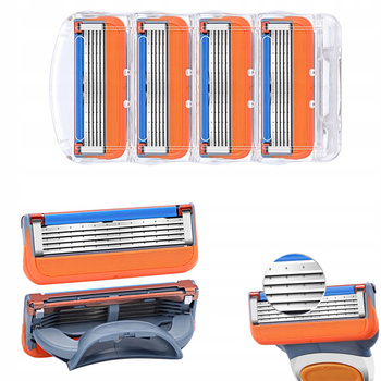 Ostrza do maszynki dla Gillette Fusion5 4szt komfortowe golenie