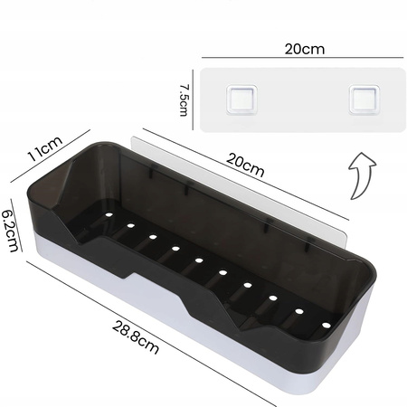 Koszyk Półki Łazienkowe Pod Prysznic Bez Wiercenia PÓŁKA ŁAZIENKOWA WISZĄCA