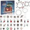  KALENDARZ ADWENTOWY BIŻUTERIA CHARMS DIY DO BRANSOLETEK DLA DZIECI PREZENT