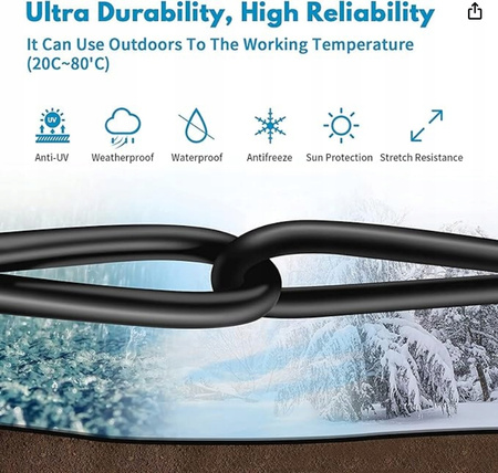 Kabel siciowy Ethernet Cat 8 1m