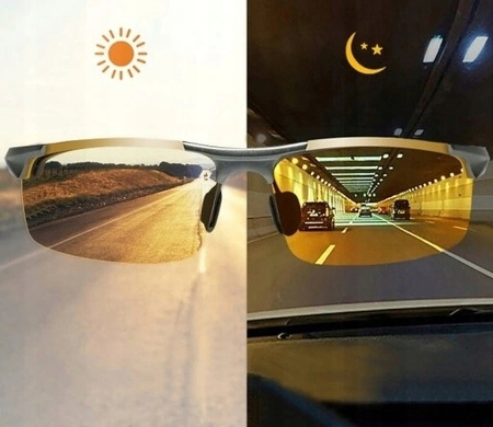 Okulary do jazdy nocą i w dzień fotochromowe dla kierowców