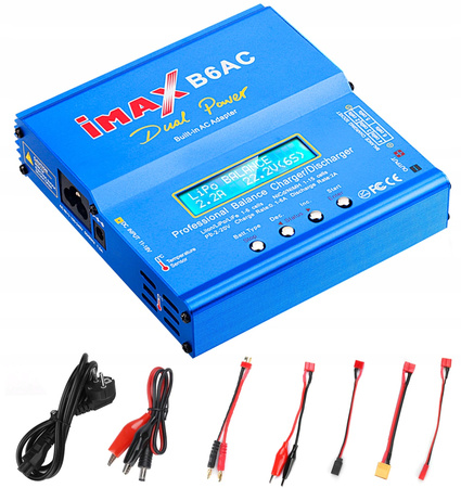 Ładowarka Akumulatorów IMAX B6 6A 80W LiPo NiMH
