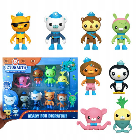  Figurki OKTONAUCI Octonauts Zestaw Figurek z bajki 8 szt.