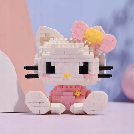 KLOCKI HELLO KITTY Sanrio FIGURKA KOTEK KONSTRUKCYJNE 382 ELEMENTY